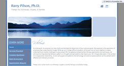 Desktop Screenshot of barrypilsonphd.com